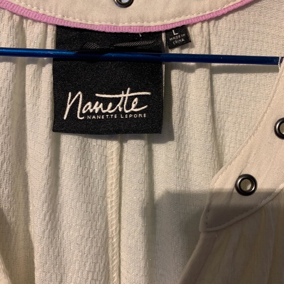 Nanette - Nanette Lepore Cream Tank Top - Picture 6 of 7